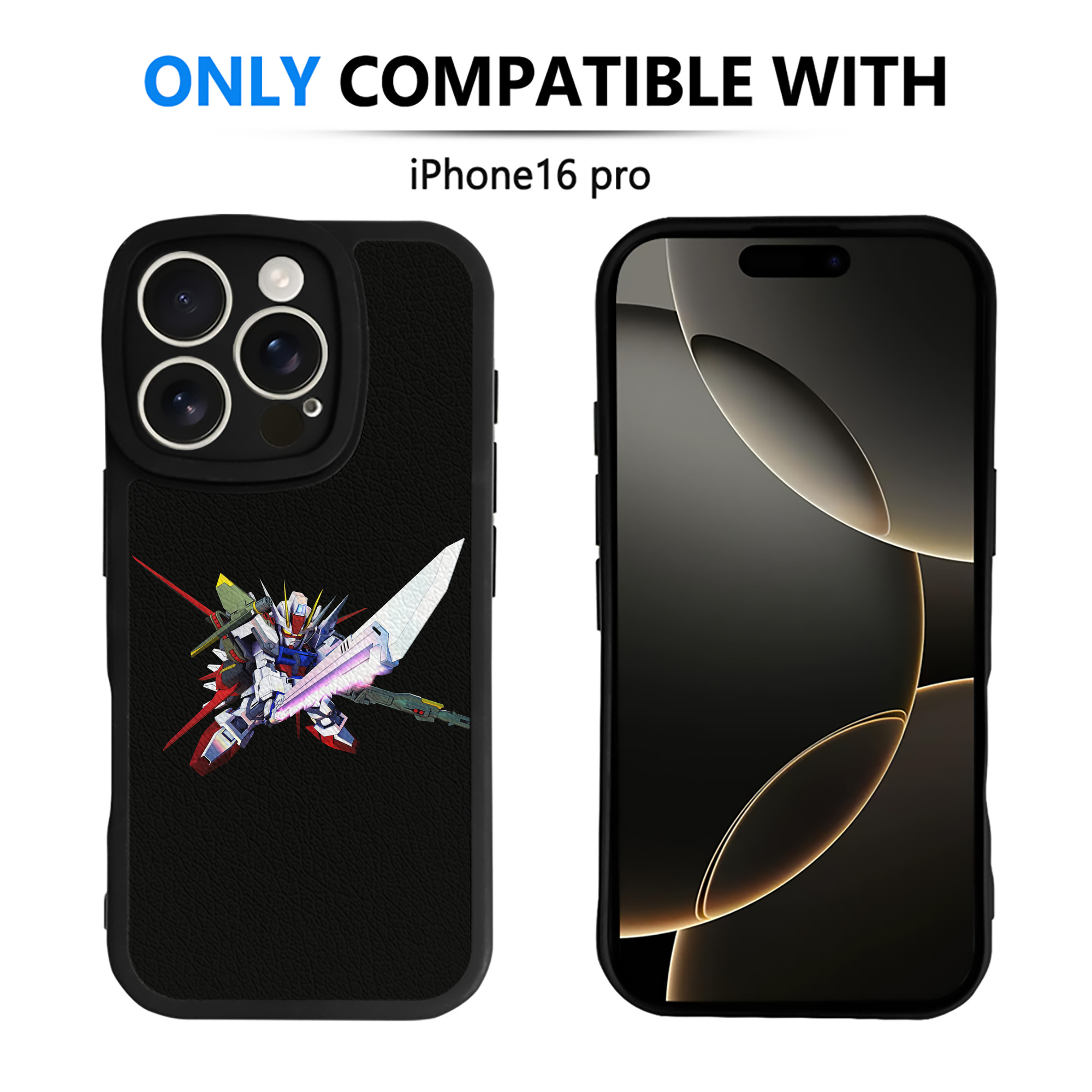 （画像用） 機動戦士ガンダム Mobile Suit Gundam 【iPhone 16シリーズ対応】シリコンスマホケース（レザー調） 材質：シリコン